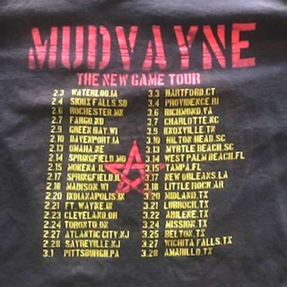 Mudvayne Metal Band . Size: 3XL . "New Game" Tour Concert T- Shirt . Vintage - Picture 3 of 4
